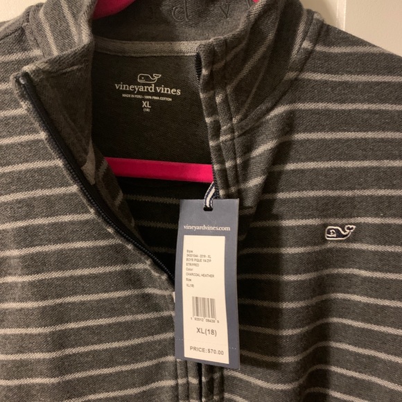 Boys vineyard vines quarter zip sweater - Picture 2 of 2